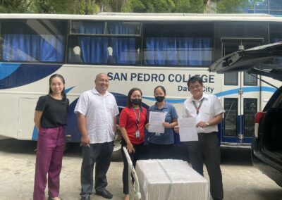 San Pedro College - Documentation of Book Donation